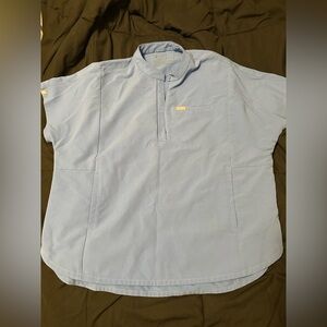 Figs Ceil blue scrub top